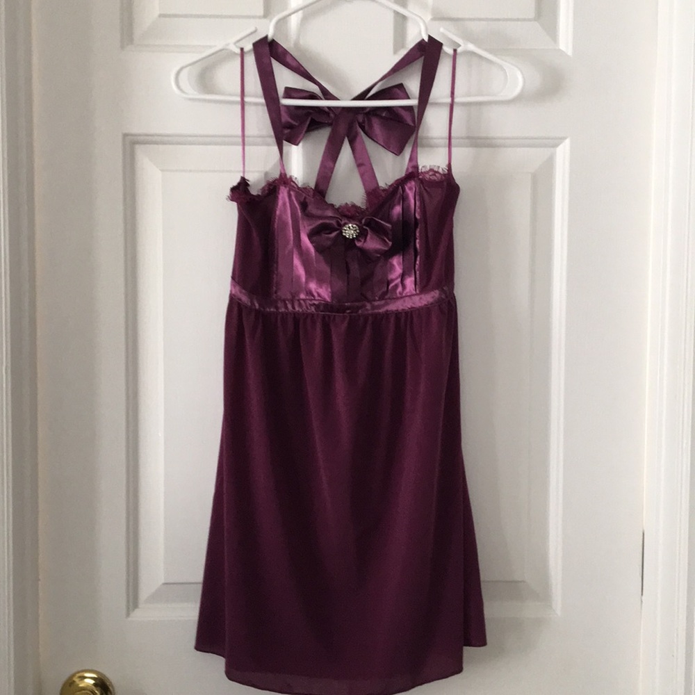 Purple intimate top